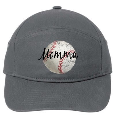Baseball Momma 7-Panel Snapback Hat