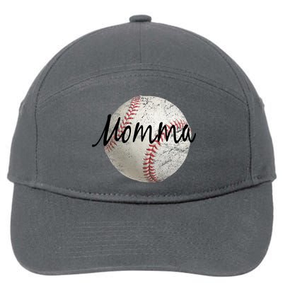 Baseball Momma 7-Panel Snapback Hat