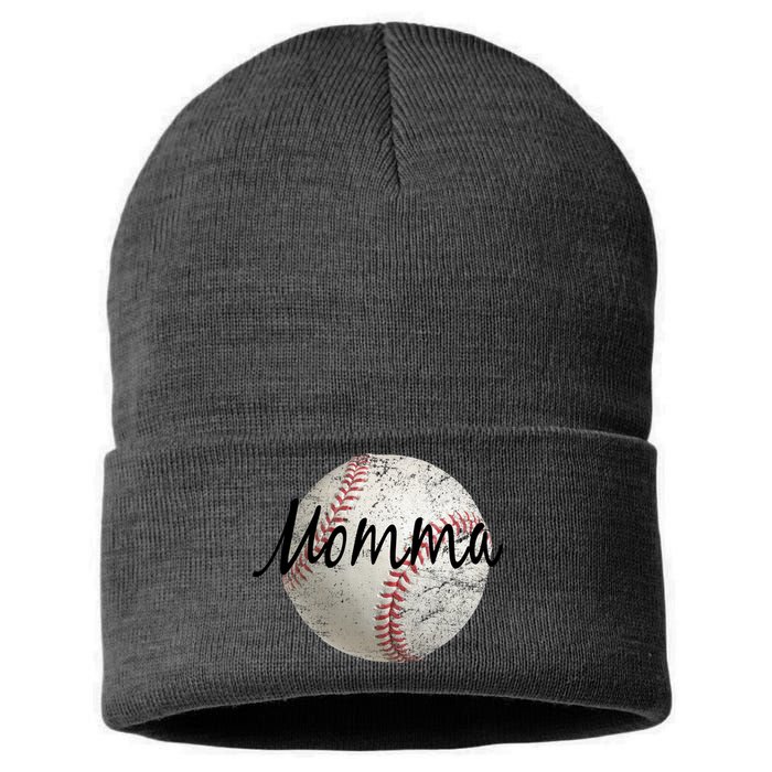 Baseball Momma Sustainable Knit Beanie