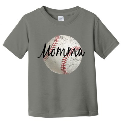 Baseball Momma Toddler T-Shirt