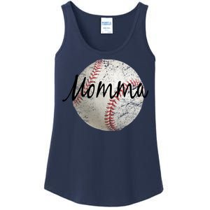 Baseball Momma Ladies Essential Tank