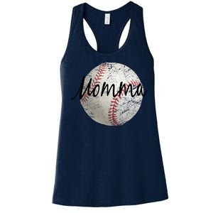 Baseball Momma Women's Racerback Tank