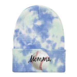 Baseball Momma Tie Dye 12in Knit Beanie