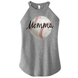 Baseball Momma Women's Perfect Tri Rocker Tank