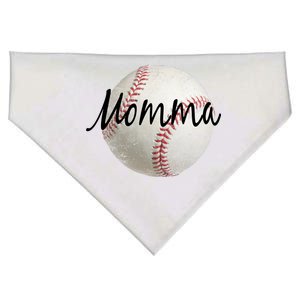 Baseball Momma USA-Made Doggie Bandana