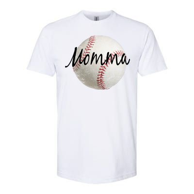 Baseball Momma Softstyle® CVC T-Shirt