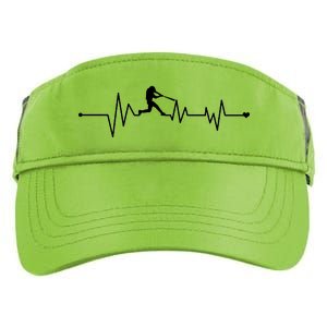 Baseball Player Heartbeat Adult Drive Performance Visor