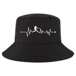 Baseball Player Heartbeat Cool Comfort Performance Bucket Hat