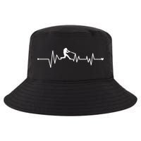 Baseball Player Heartbeat Cool Comfort Performance Bucket Hat