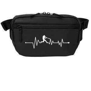 Baseball Player Heartbeat Crossbody Pack