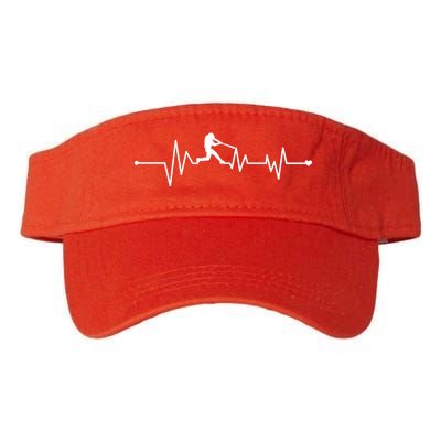 Baseball Player Heartbeat Valucap Bio-Washed Visor