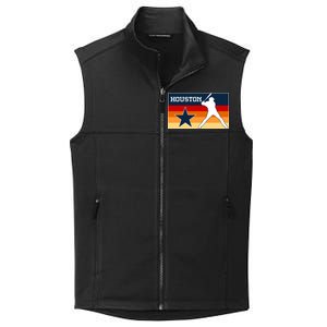 Baseball Player Silhouette Houston Flag Collective Smooth Fleece Vest