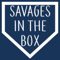 Baseball Savages In The Box Home Plate 16 in Basic Backpack