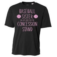 Baseball Sister I'm Just Here For The Concession Stand Cooling Performance Crew T-Shirt