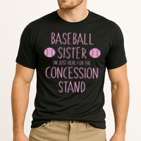 Baseball Sister I'm Just Here For The Concession Stand Cooling Performance Crew T-Shirt