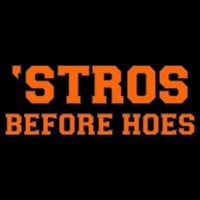 Baseball 'Stros Before Hoes Houston Wool Snapback Cap
