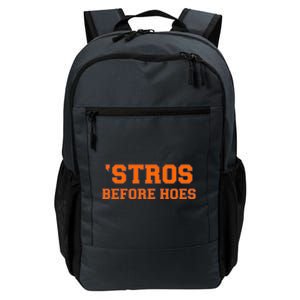 Baseball 'Stros Before Hoes Houston Daily Commute Backpack