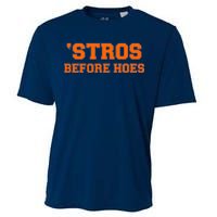 Baseball 'Stros Before Hoes Houston Cooling Performance Crew T-Shirt