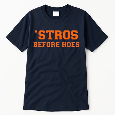 Baseball 'Stros Before Hoes Houston Tall T-Shirt