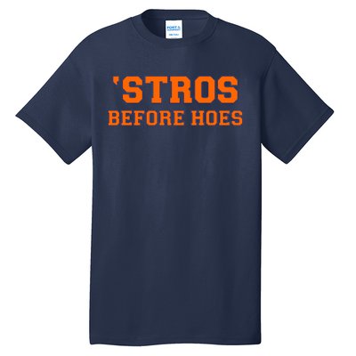 Baseball 'Stros Before Hoes Houston Tall T-Shirt