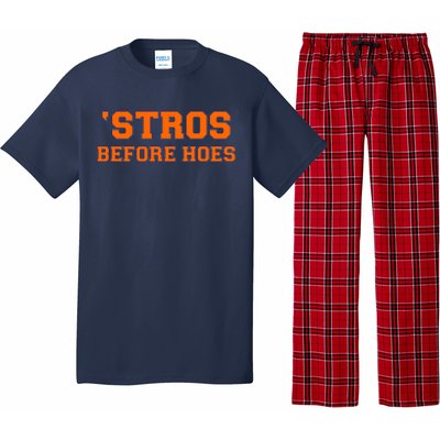 Baseball 'Stros Before Hoes Houston Pajama Set