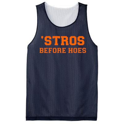 Baseball 'Stros Before Hoes Houston Mesh Reversible Basketball Jersey Tank