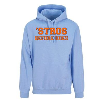 Baseball 'Stros Before Hoes Houston Unisex Surf Hoodie