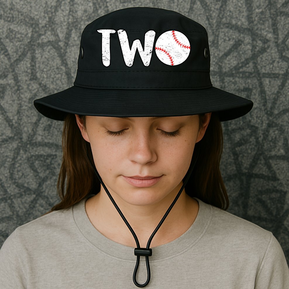 Baseball Two Years Old 2nd Birthday Bucket Hat