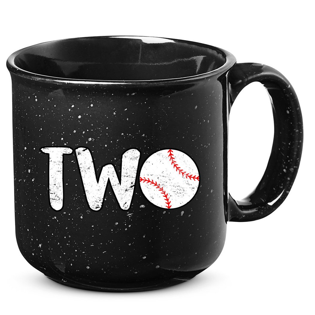 Baseball Two Years Old 2nd Birthday 15oz Campfire Ceramic Mug