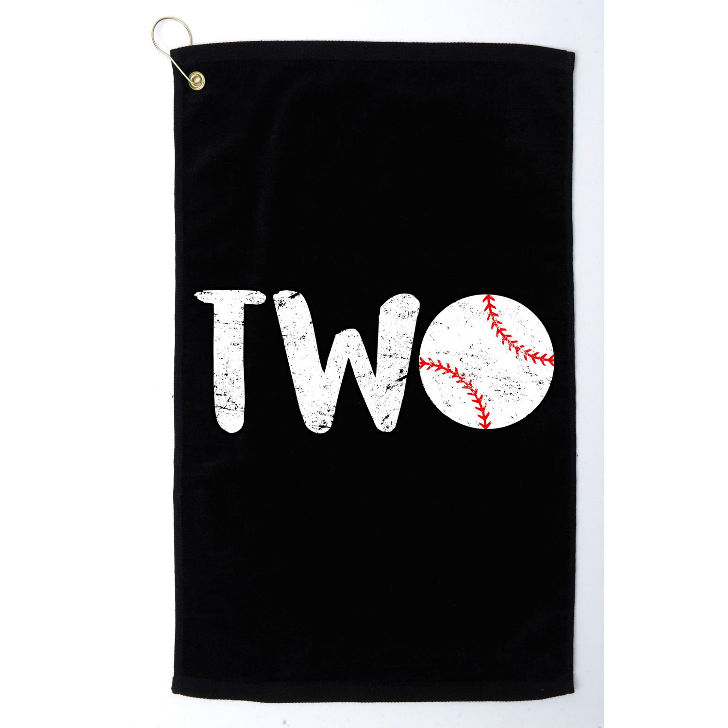 Baseball Two Years Old 2nd Birthday Golf Towel