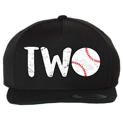 Baseball Two Years Old 2nd Birthday Wool Snapback Cap