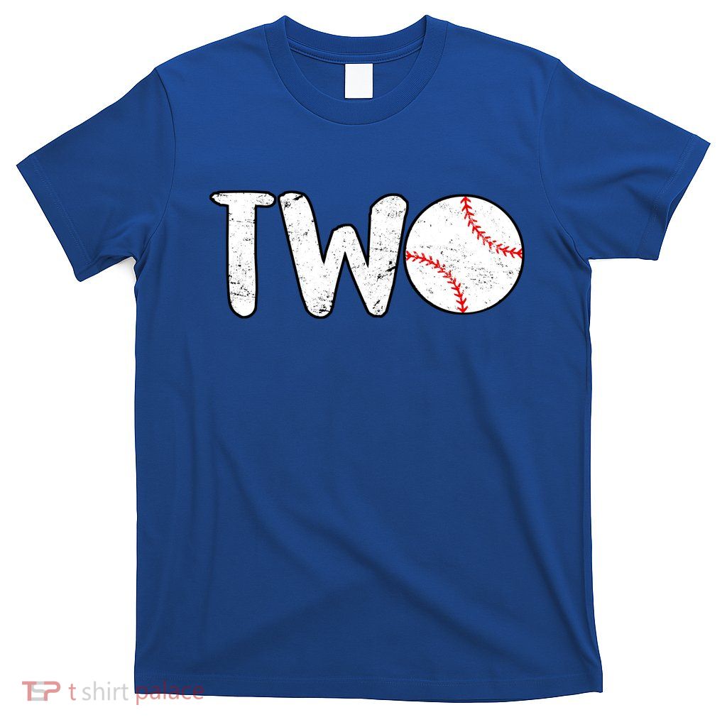 Baseball Two Years Old 2nd Birthday T-Shirt