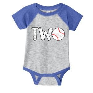 Baseball Two Years Old 2nd Birthday Infant Baby Jersey Bodysuit