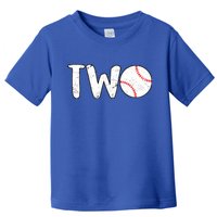 Baseball Two Years Old 2nd Birthday Toddler T-Shirt