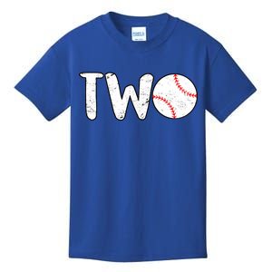 Baseball Two Years Old 2nd Birthday Kids T-Shirt