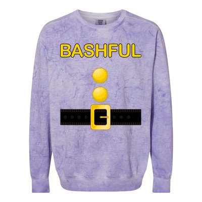 Bashful Dwarf Costume Colorblast Crewneck Sweatshirt