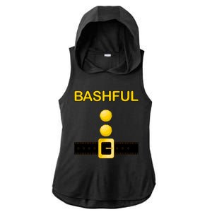 Bashful Dwarf Costume Ladies PosiCharge Tri-Blend Wicking Draft Hoodie Tank