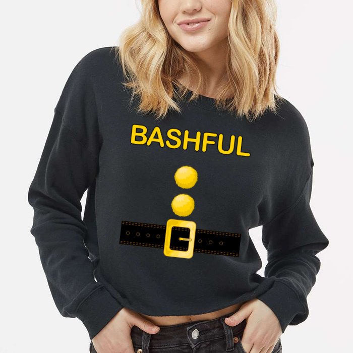 Bashful Dwarf Costume Cropped Pullover Crew