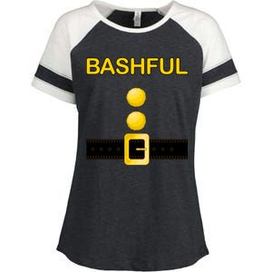 Bashful Dwarf Costume Enza Ladies Jersey Colorblock Tee