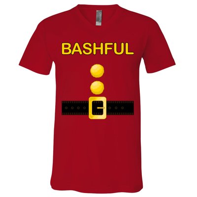 Bashful Dwarf Costume V-Neck T-Shirt