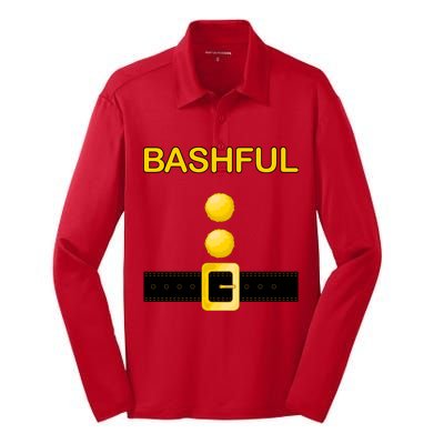 Bashful Dwarf Costume Silk Touch Performance Long Sleeve Polo