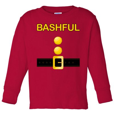 Bashful Dwarf Costume Toddler Long Sleeve Shirt