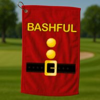 Bashful Dwarf Costume Golf Towel