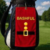 Bashful Dwarf Costume Golf Towel