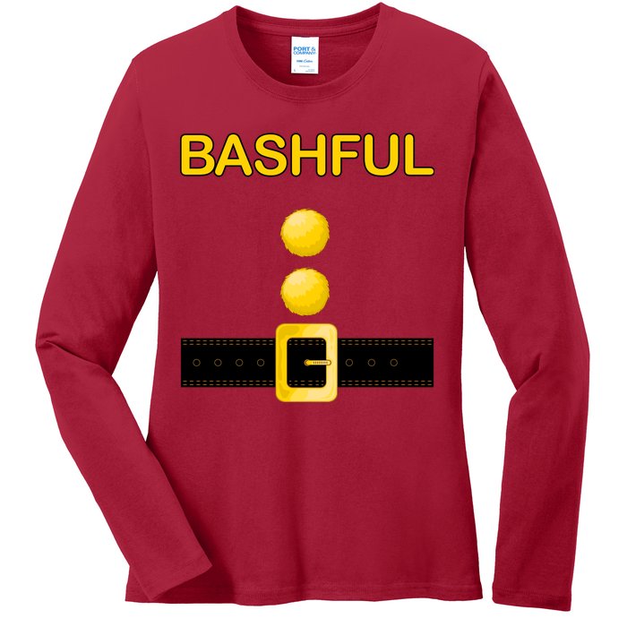 Bashful Dwarf Costume Ladies Long Sleeve Shirt