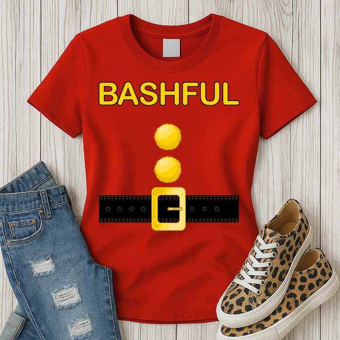 Bashful Dwarf Costume Womens T-Shirt