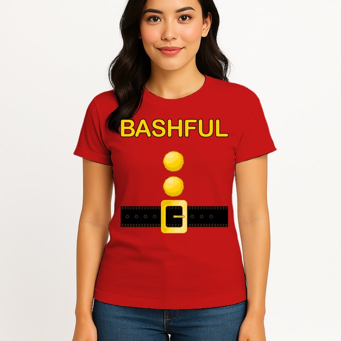 Bashful Dwarf Costume Womens T-Shirt