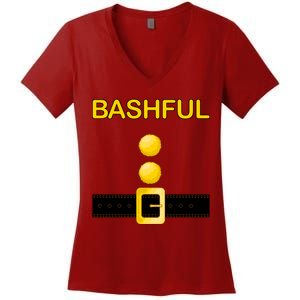 Bashful Dwarf Costume Women's V-Neck T-Shirt