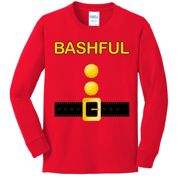 Bashful Dwarf Costume Kids Long Sleeve Shirt