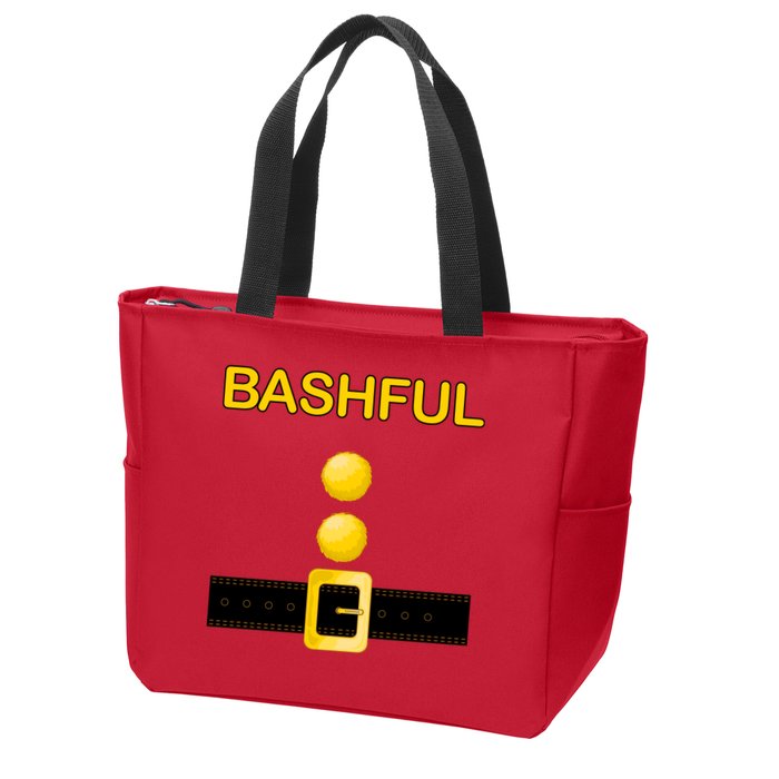 Bashful Dwarf Costume Zip Tote Bag
